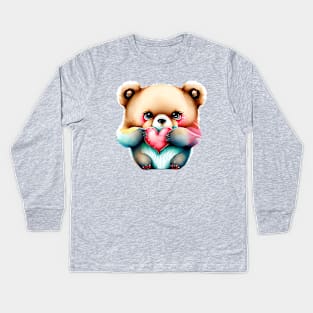 Love TeddyBear Kids Long Sleeve T-Shirt